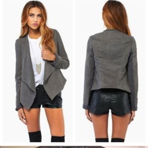 - Tobi grey suede jacket